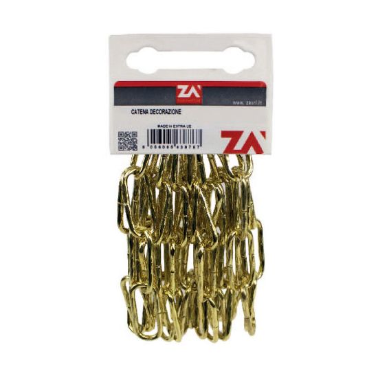 Immagine di CATENA RITORTA OTTONATA PRETAGLIATA 2,5 MM CONFEZIONE 2,5 MT