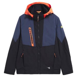 Immagine di GIUBBOTTO SOFTSHELL HYBRID BLACK/PHANTOM TG. XXL