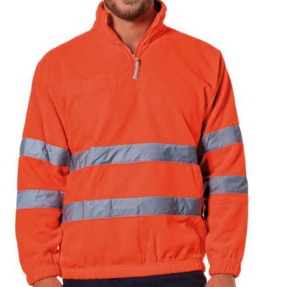 Immagine di PILE MANICA LUNGA ALTA VISIBILITA ARANCIO TG. XXL