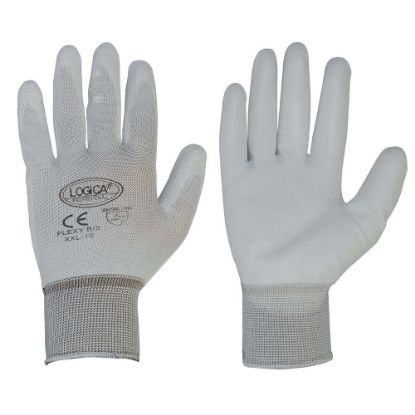 Immagine di GUANTO POLIURETANO BIANCO TG.9 CON BLISTER IN COPPIA