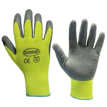 Immagine di GUANTO POLIESTERE GIALLO TG.10 CON BLISTER IN COPPIA