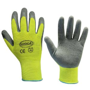 Immagine di GUANTO POLIESTERE GIALLO TG.9 CON BLISTER IN COPPIA