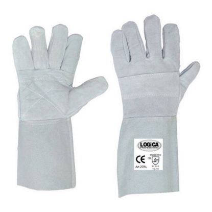 Immagine di GUANTO BOVINO CROSTA RINFORZATA ALTO TG.10 SENZA BLISTER IN COPPIA