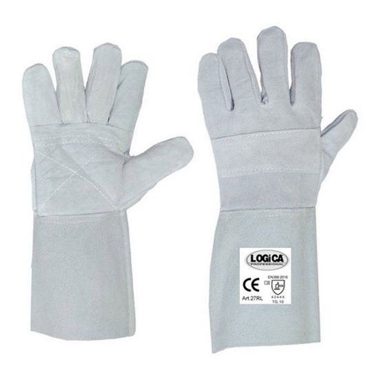 Immagine di GUANTO BOVINO CROSTA RINFORZATA ALTO TG.10 SENZA BLISTER IN COPPIA