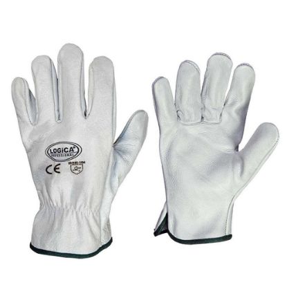 Immagine di GUANTO PELLE FIORE BIANCO TG.9 CON BLISTER