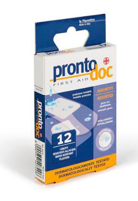 Immagine di CEROTTI PER MANI RESISTENTI ALL'ACQUA ART.4072 SERIE PERFETTO CONFEZIONE 12 PZ