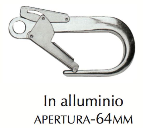 Immagine di MOSCHETTONE ALLUMINIO APERTURA 64 MM