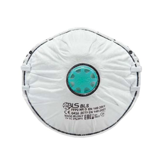 Immagine di MASCHERA FILTRANTE CON VALVOLA FFP1 NR SERIE BLS122W CONFEZIONE 15 PZ BLS