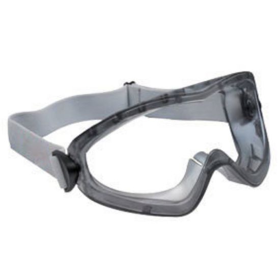 Immagine di OCCHIALI A MASCHERA PROTETTIVI LENTE TRASPARENTE CON BANDA ELASTICA 3M