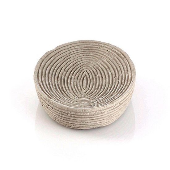 Immagine di PORTASAPONE DA APPOGGIO GEMINI IN RESINA TORTORA GEDY