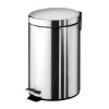 Immagine di PORTARIFIUTI ARGENTA 5 LT METALLO CROMO GEDY