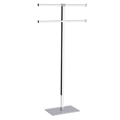 Immagine di PIANTANA A TERRA PORTASALVIETTE RAINBOW ARGENTO GEDY