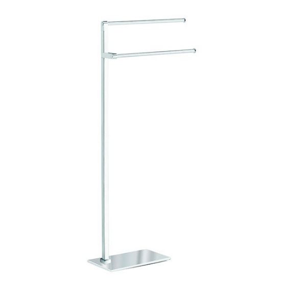 Immagine di PIANTANA A TERRA PORTASALVIETTE MAINE CROMO GEDY