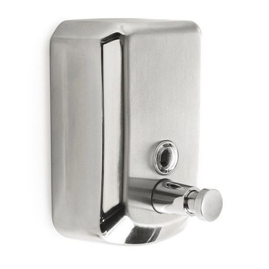Immagine di DISTRIBUTORE DI SAPONE A PARETE EPOS 500 ML ACCIAIO INOX AISI 304 GEDY