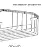 Immagine di PORTA OGGETTI DOCCIA A PARETE ANGOLARE 20x15 CM CROMO GEDY