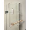 Immagine di PORTA OGGETTI DOCCIA CON GANCI RETTANGOLARE 2 RIPIANI ALTO PLEXIGLASS TRASPARENTE STILHAUS