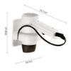 Immagine di ASCIUGACAPELLI A PARETE CON SUPPORTO 1200 W GEDY