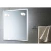Immagine di SPECCHIO G-JUNIOR 55x60 CM CON LUCI RESINA BIANCO GEDY