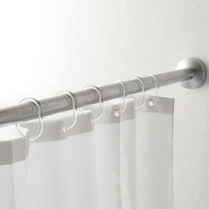 Immagine di ANELLI PER TENDA DOCCIA 12 PZ TRASPARENTI