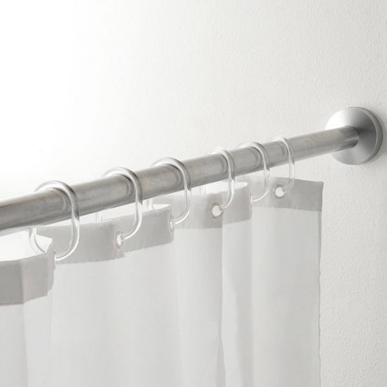 Immagine di ANELLI PER TENDA DOCCIA 12 PZ TRASPARENTI