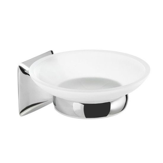 Immagine di PORTASAPONE A PARETE CERVINO CROMO GEDY