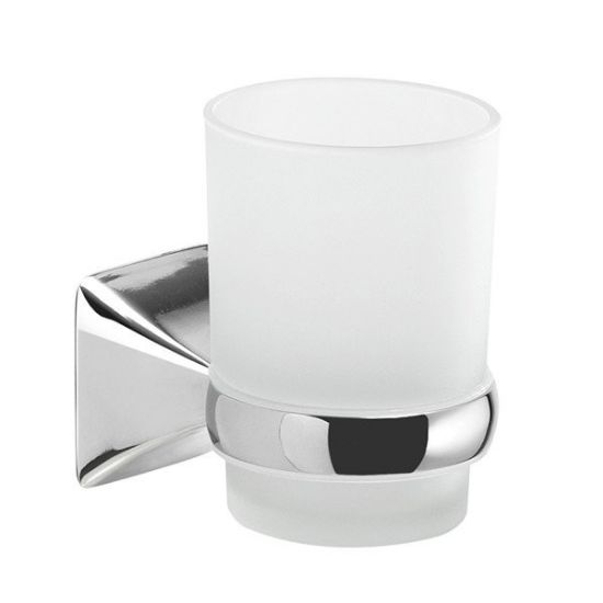 Immagine di PORTASPAZZOLINI A PARETE CERVINO CROMO GEDY