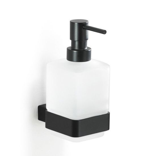 Immagine di DOSASAPONE A PARETE LOUNGE NERO MATT GEDY