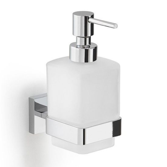 Immagine di DOSASAPONE A PARETE ELBA CROMO GEDY