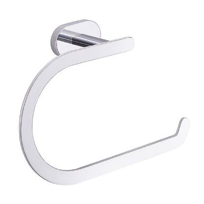 Immagine di PORTASALVIETTE A PARETE BERNINA AD ANELLO CROMO GEDY