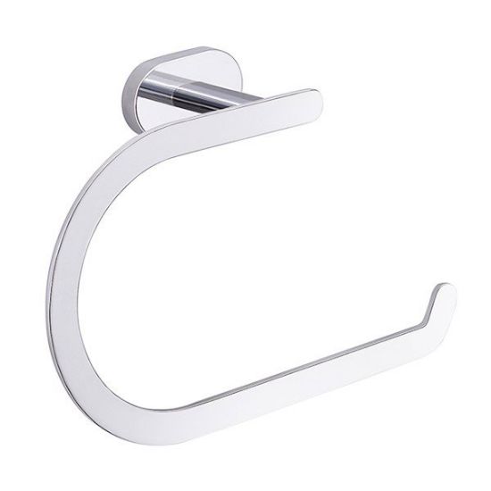 Immagine di PORTASALVIETTE A PARETE BERNINA AD ANELLO CROMO GEDY