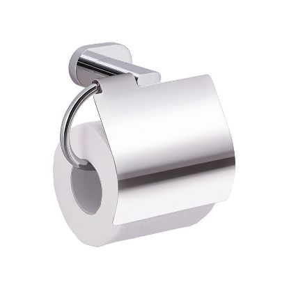 Immagine di PORTAROTOLO COPERTO A PARETE BERNINA CROMO GEDY