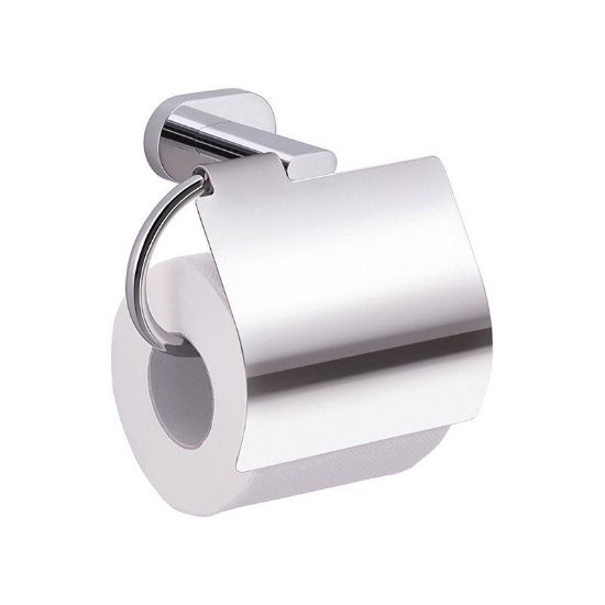 Immagine di PORTAROTOLO COPERTO A PARETE BERNINA CROMO GEDY