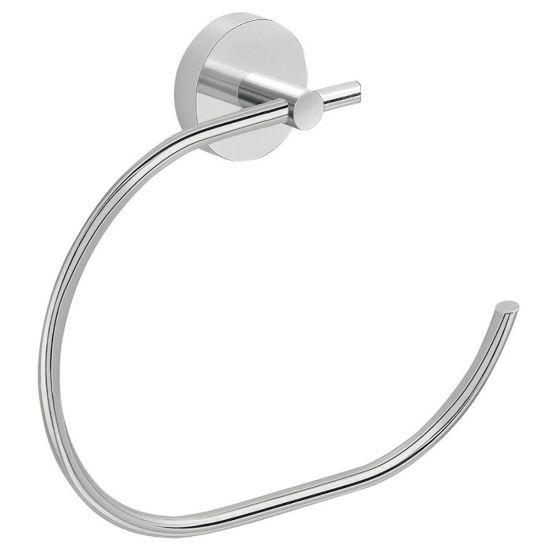 Immagine di PORTASALVIETTE A PARETE EROS AD ANELLO CROMO GEDY