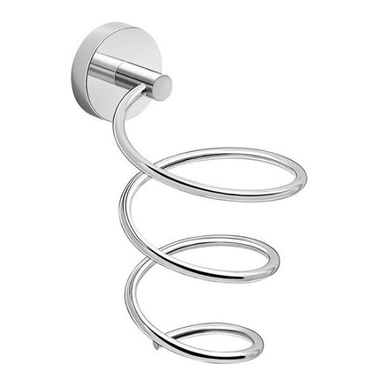 Immagine di PORTA ASCIUGACAPELLI A PARETE EROS CROMO GEDY