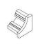 Immagine di TERMINALE BIANCO PVC PER SGUSCIA 10/10 MM