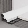 Immagine di SGUSCIA PVC BIANCA RACCORDO PAVIMENTO-RIVESTIMENTO 10/6 MM L. 270 CM