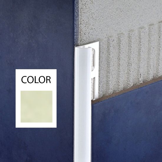 Immagine di PROFILO ANGOLARE ESTERNO PVC 8 MM SABBIA L. 2,60 MT