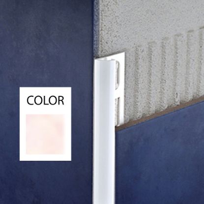 Immagine di PROFILO ANGOLARE ESTERNO PVC 10 MM ROSA L. 2,60 MT