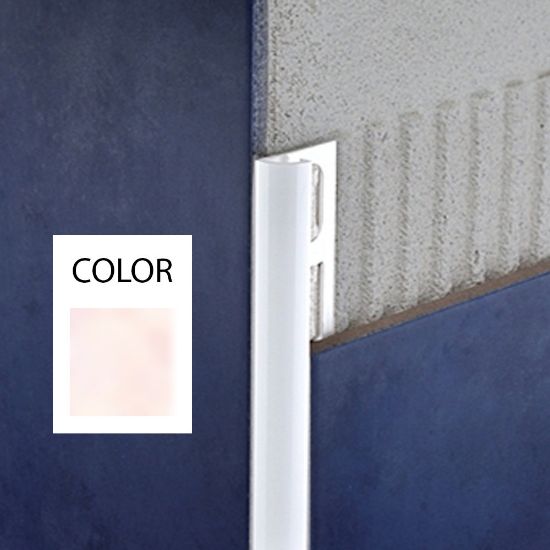 Immagine di PROFILO ANGOLARE ESTERNO PVC 10 MM ROSA L. 2,60 MT