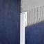 Immagine di PROFILO ANGOLARE ESTERNO PVC 10 MM BIANCO L. 2,60 MT