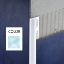 Immagine di PROFILO ANGOLARE ESTERNO PVC 10 MM AZZURRO L. 2,60 MT