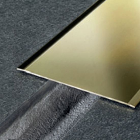 Immagine di PROFILO COPRIGIUNTO OTTONE LUCIDO LARGO 10 CM L. 3 MT