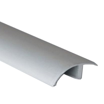 Immagine di PROFILO ALLUMINIO ANODIZZATO ARGENTO TERMINALE DIVERSO LIVELLO SPESSORE 15/22,6 270 CM