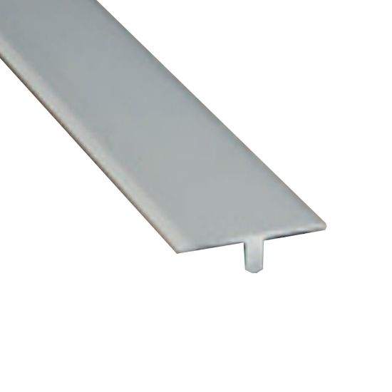 Immagine di PROFILO ALLUMINIO ANODIZZATO ARGENTO GIUNZIONE PARI LIVELLO L. 3 CM L. 270 CM