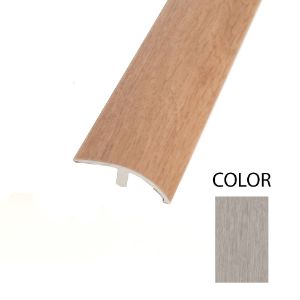 Immagine di PROFILO ALLUMINIO RIVESTITO DEC. 13 TERMINALE DIVERSO LIVELLO SPESSORE 6,5/10 270 CM (PER LAMINATO)