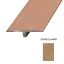 Immagine di PROFILO ALLUMINIO RIVESTITO DEC. 39 GIUNZIONE PARI LIVELLO L. 4 CM L. 270 CM (PER LAMINATO)