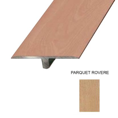 Immagine di PROFILO ALLUMINIO RIVESTITO DEC. 26 GIUNZIONE PARI LIVELLO L. 4 CM L. 270 CM (PER PARQUET)