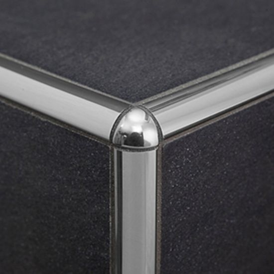 Immagine di RACCORDO ANGOLO ESTERNO PER PROFILO INOX TONDO SPESSORE 12,5 MM COD. TIE/12,5