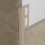 Immagine di PROFILO ANGOLARE QUADRO ALLUMINIO VERNICIATO GREIGE SPESSORE 10 MM L. 270 CM COD. ZQVN/10