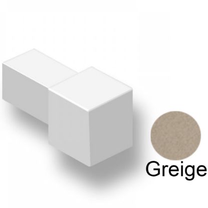 Immagine di TAPPO PER PROFILO ANGOLARE QUADRO ALLUMINIO GREIGE SPESSORE 10 MM COD. ZQVN/10/EI